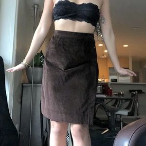 🧸 VINTAGE LANDS END MIDI CORDUROY SKIRT 🧸
